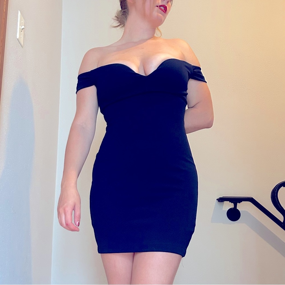 Navy Blue Cocktail Dress